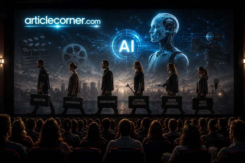 Image related to artificial intelligence and the film industry-articlecorner.com