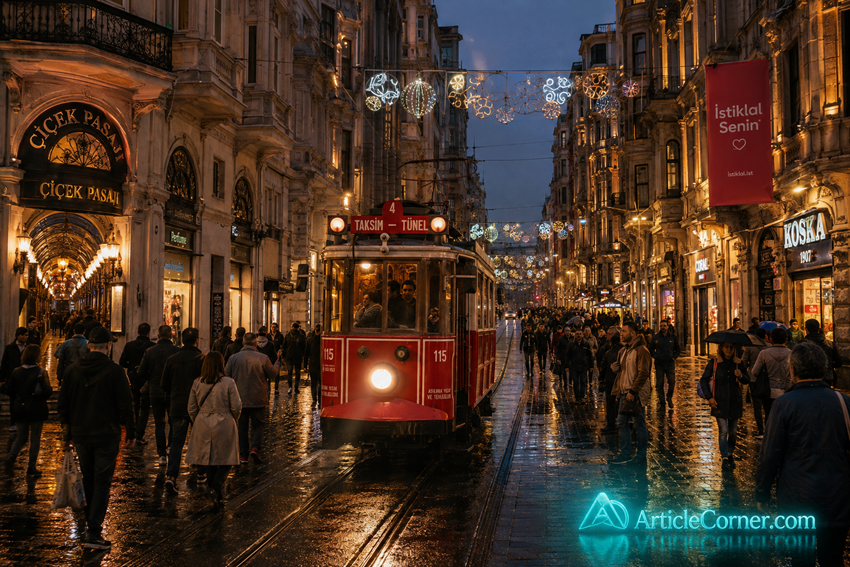 istiklal avenue Türkiye-ArticleCorner Istanbul-articlecorner.com