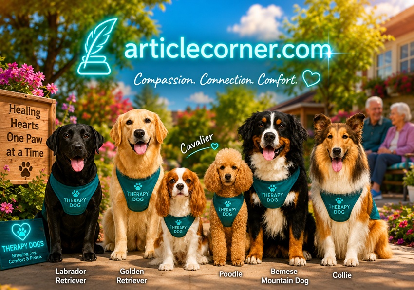 Therapy Dogs,article corner dog article